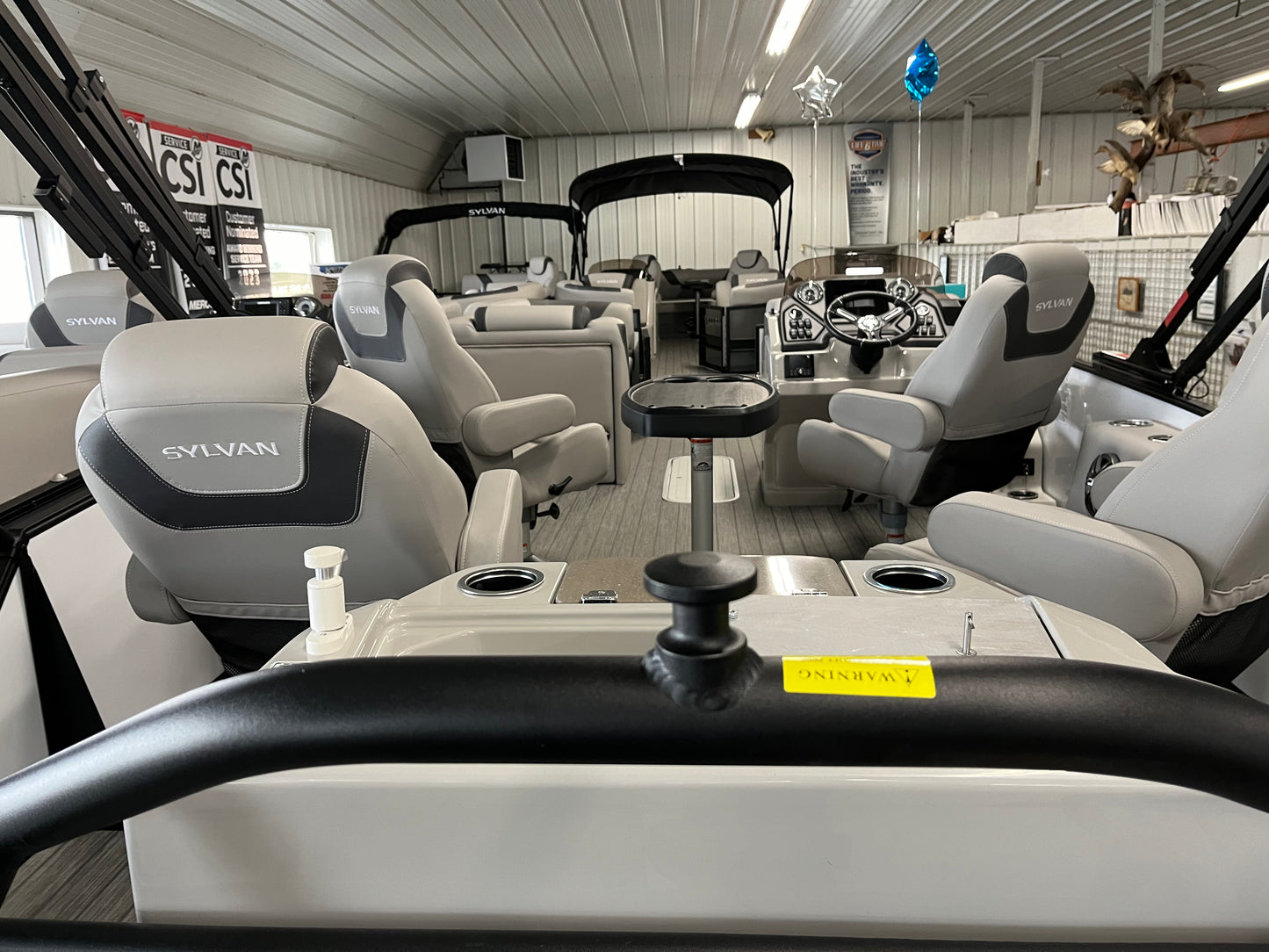 2024 Sylvan 23' Tritoon Mirage L3 QHS Quad Lounger