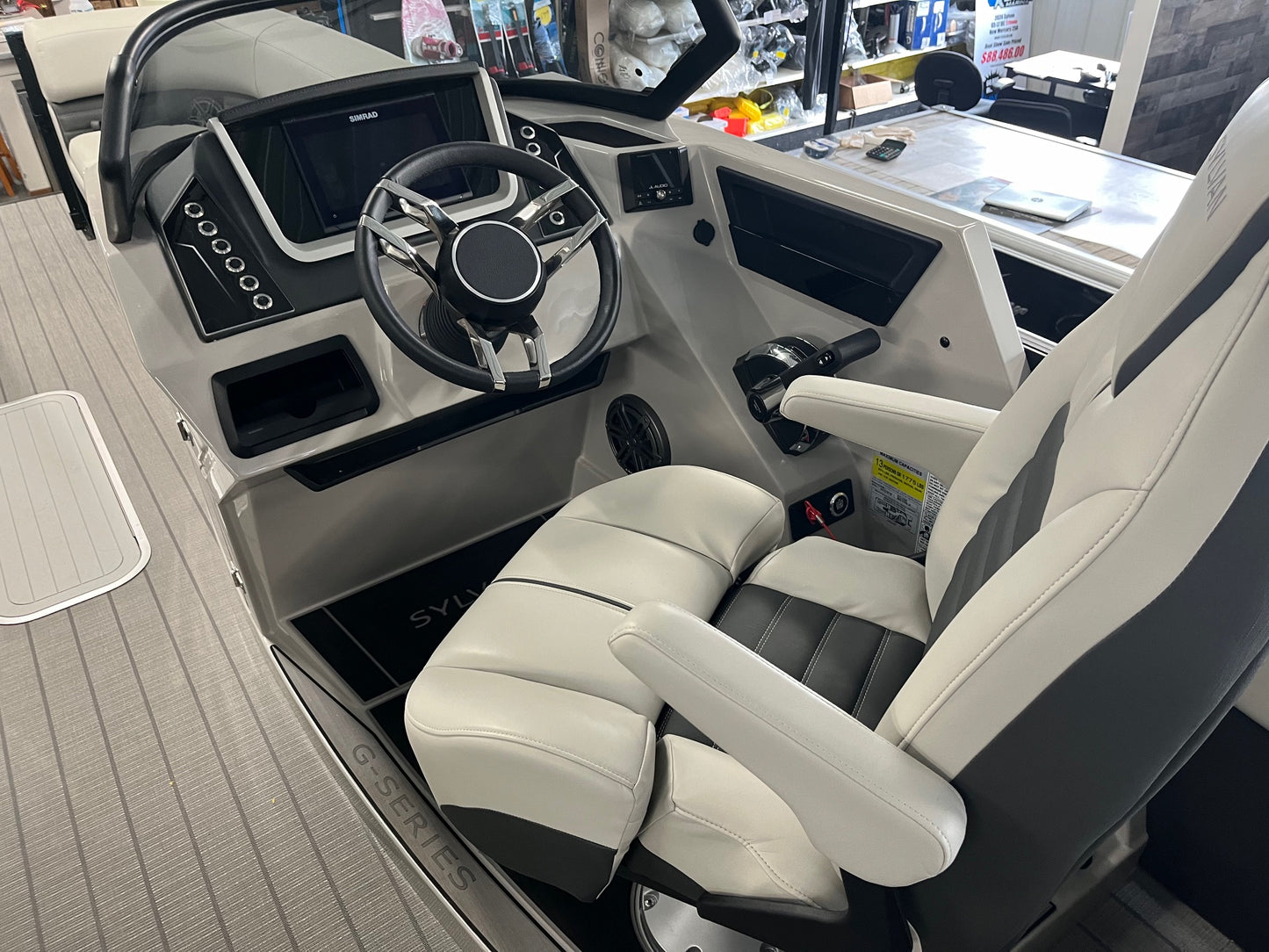 2024 Sylvan 25' G5 G-5 LZ Tritoon With Mercury 300HP Pro XS