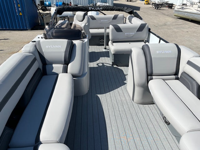 2025 Sylvan 25' L5 CLZ Swingback Tritoon With Mercury White 200HP