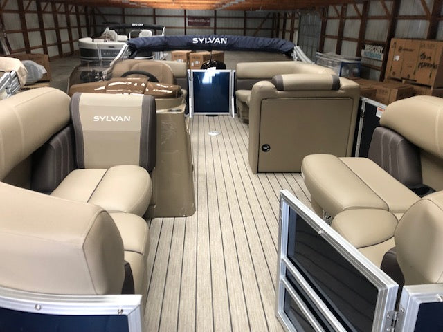2025 Sylvan 20' 820 Mirage LZ CR With Mercury Avator 35E Electric Pontoon