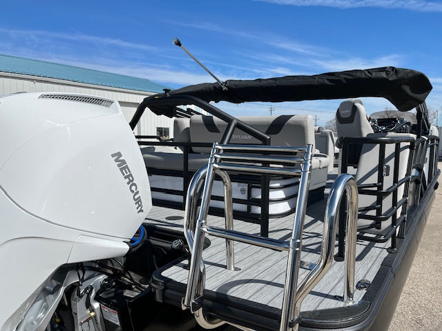 2025 Sylvan 25' L5 CLZ Swingback Tritoon With Mercury White 200HP
