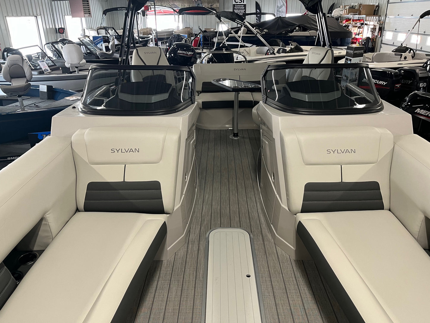 2024 Sylvan 25' G5 G-5 LZ Tritoon With Mercury 300HP Pro XS