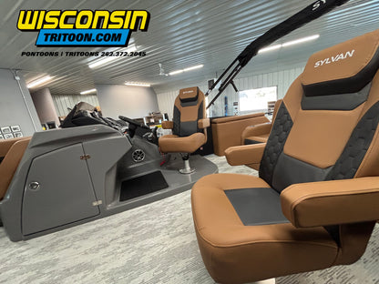 2026 Sylvan 23' L3 ULZ Swingback Platinum Edition Fiberglass Tritoon