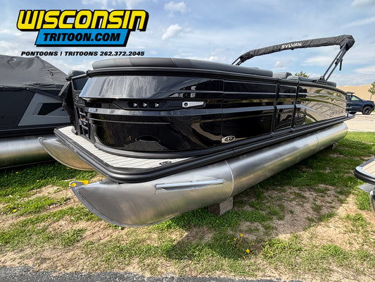 2026 Sylvan 23' L3 DLZ Bar Platinum Edition Fiberglass Tritoon