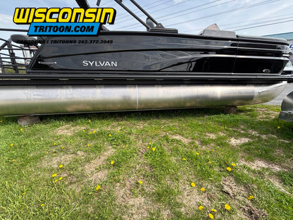 2026 Sylvan 23' L3 DLZ Bar Platinum Edition Fiberglass Tritoon