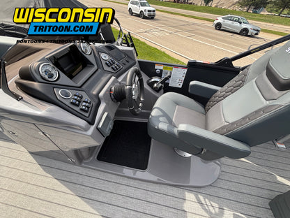 2026 Sylvan 23' L3 DLZ Bar Platinum Edition Fiberglass Tritoon