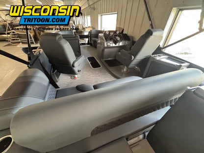 2026 Sylvan 23' L3 DLZ Bar Platinum Edition Fiberglass Tritoon