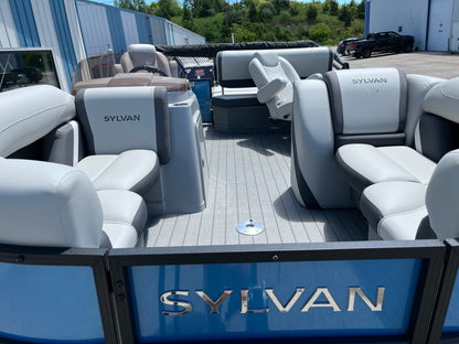 2024 Sylvan 21' Tritoon Mirage X1 CLZ DH Swingback with a Mercury 200HP Wave Blue