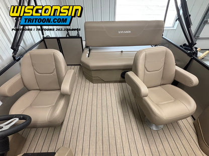 2026 Sylvan 22' Tritoon 822 Mirage CLZ DH Swingback