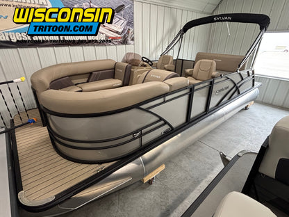 2026 Sylvan 22' Tritoon 822 Mirage CLZ DH Swingback
