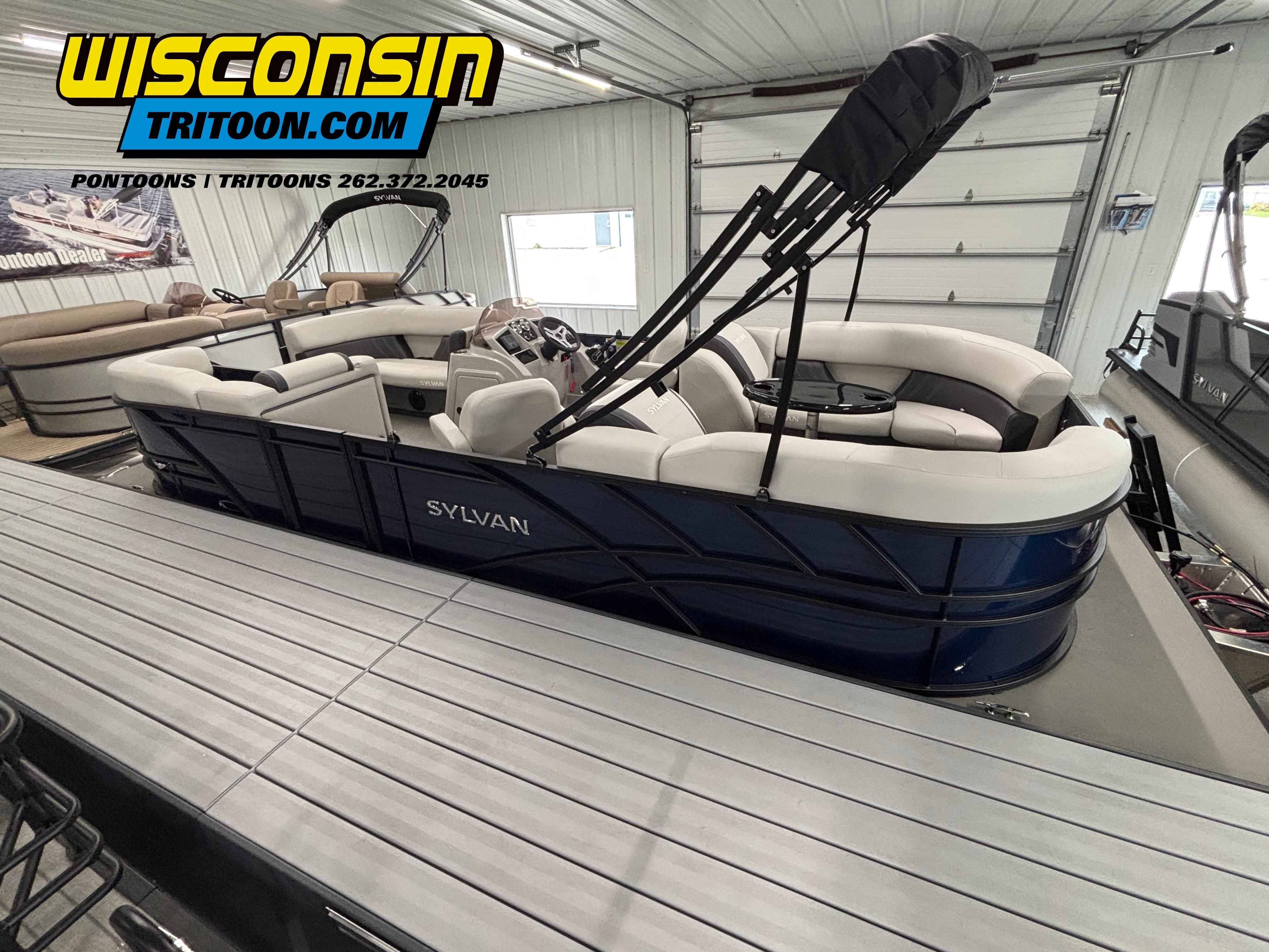 2026 Sylvan 22' Tritoon 822 Mirage LZ – Wisconsintritoon.com