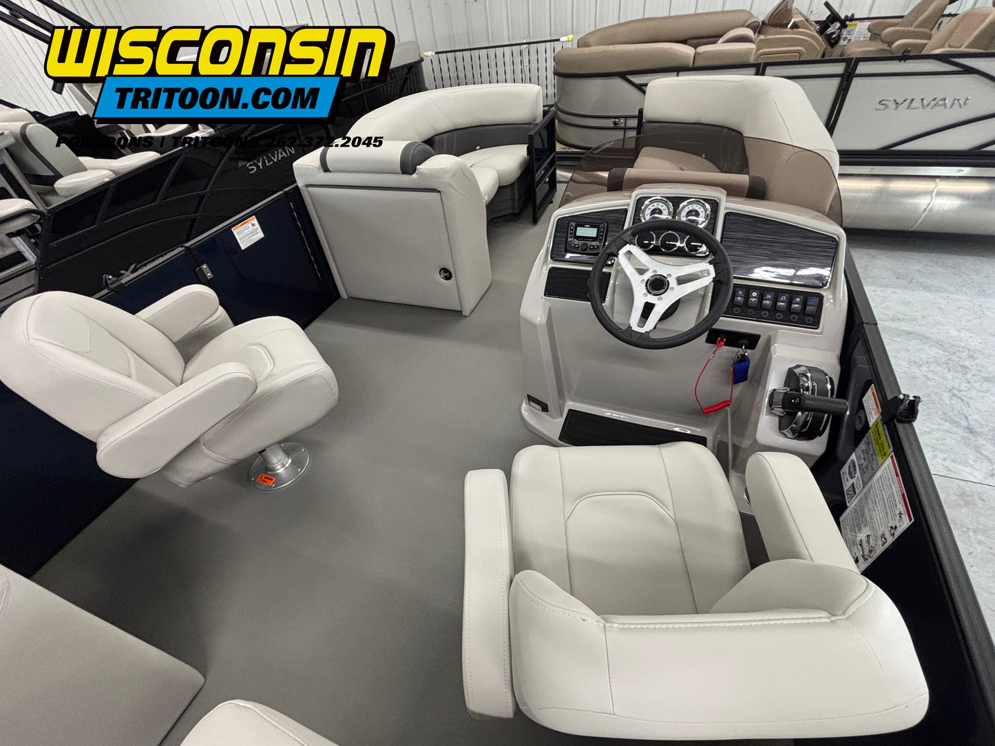 2026 Sylvan 22' Tritoon 822 Mirage LZ