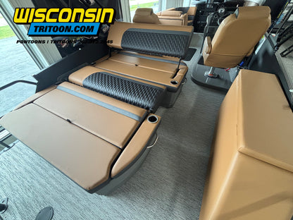 2026 Sylvan 23' L3 DLZ Platinum Fiberglass Tritoon