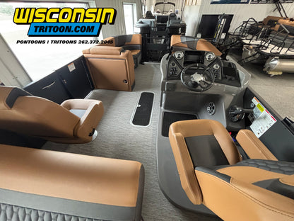 2026 Sylvan 23' L3 DLZ Platinum Fiberglass Tritoon