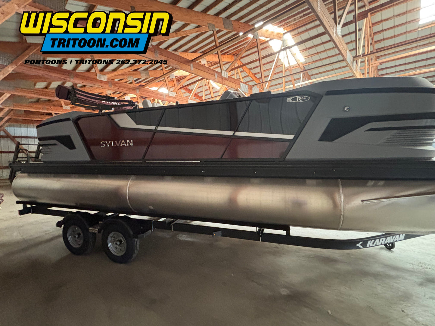 2026 Sylvan 22' Tritoon R22 CLZ DH