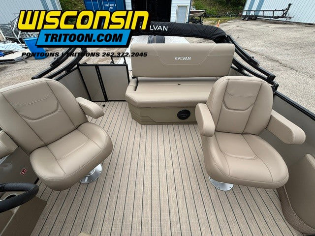 2026 Sylvan 22' Tritoon 822 Mirage CLZ DH Swingback
