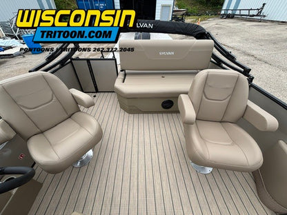 2026 Sylvan 22' Tritoon 822 Mirage CLZ DH Swingback