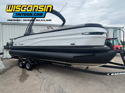 2026 Sylvan 23' L3 ULZ Swingback Sport Arch Platinum Edition Fiberglass Tritoon