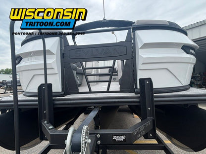 2026 Sylvan 23' L3 ULZ Swingback Sport Arch Platinum Edition Fiberglass Tritoon