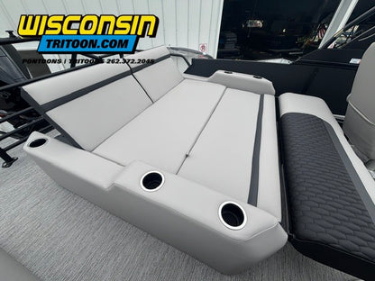 2026 Sylvan 23' L3 ULZ Swingback Sport Arch Platinum Edition Fiberglass Tritoon