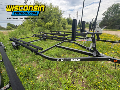 Karavan 1618 Single Axle Pontoon Bunk Trailer, 16'-18', 2200 LB Capacity