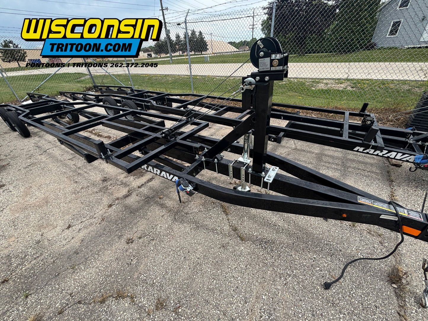 Karavan Tandem 22'-24' Pontoon Scissor Trailer