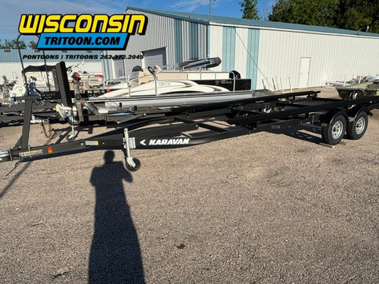Karavan 1822 Tandem Tritoon Bunk Trailer, 20'-22', 3500 LB Capacity