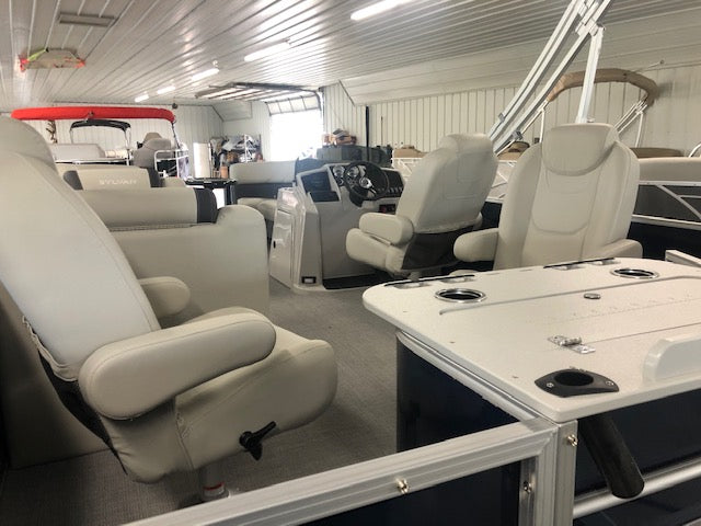 2025 Sylvan 22' Pontoon 8522 Mirage Party Fish With Mercury 60HP CT