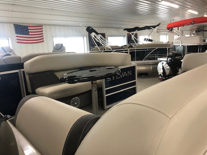 2025 Sylvan 22' Pontoon 8522 Mirage Party Fish With Mercury 60HP CT