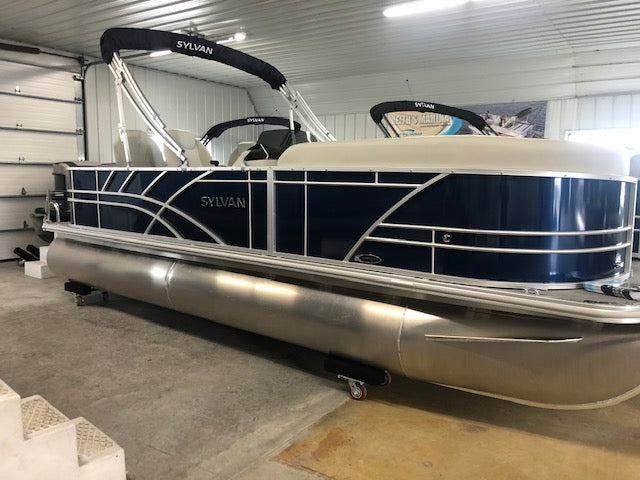 2025 Sylvan 22' Pontoon 8522 Mirage Party Fish With Mercury 60HP CT